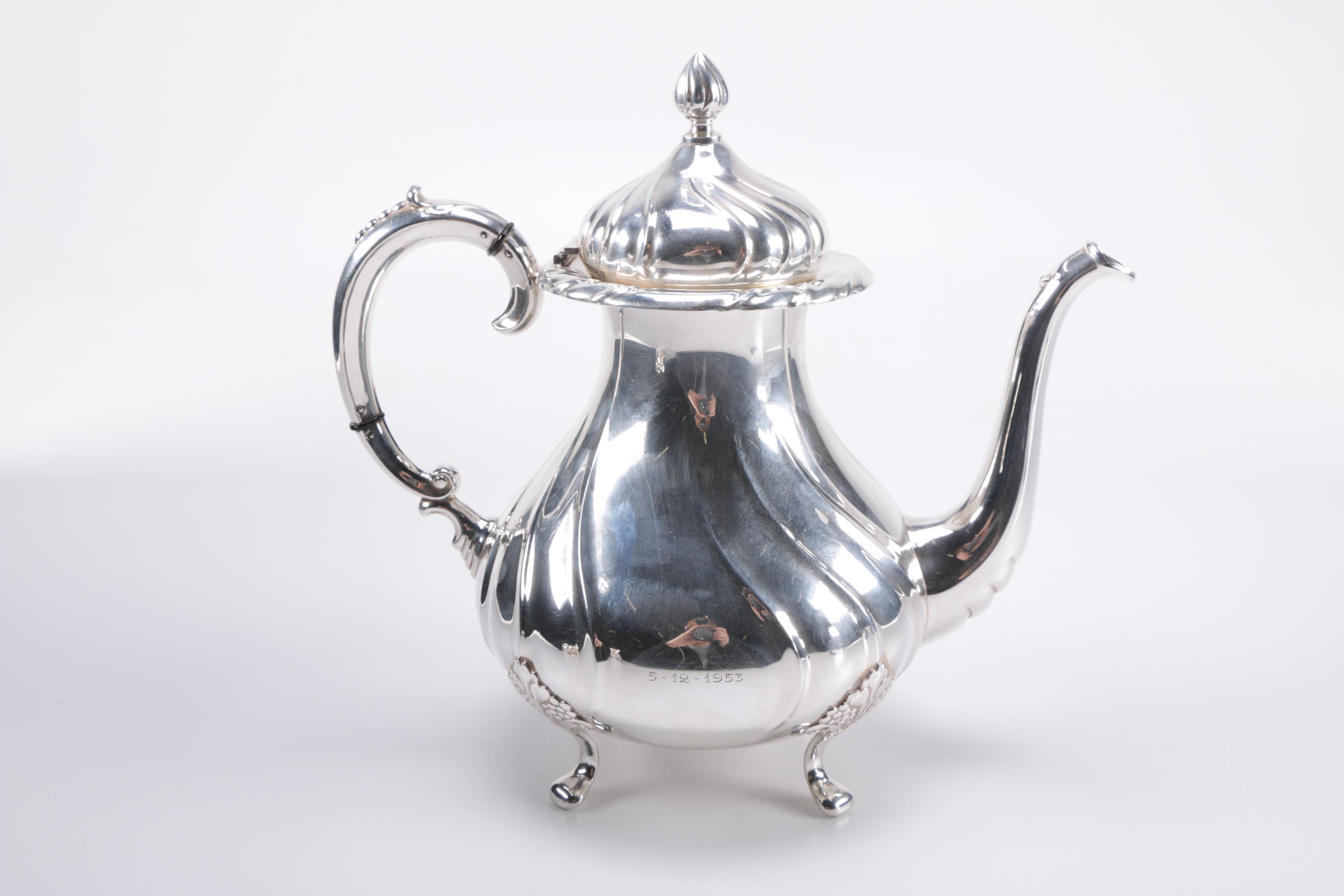 Theodor Olsens Eftf 830 Silver Coffee Set