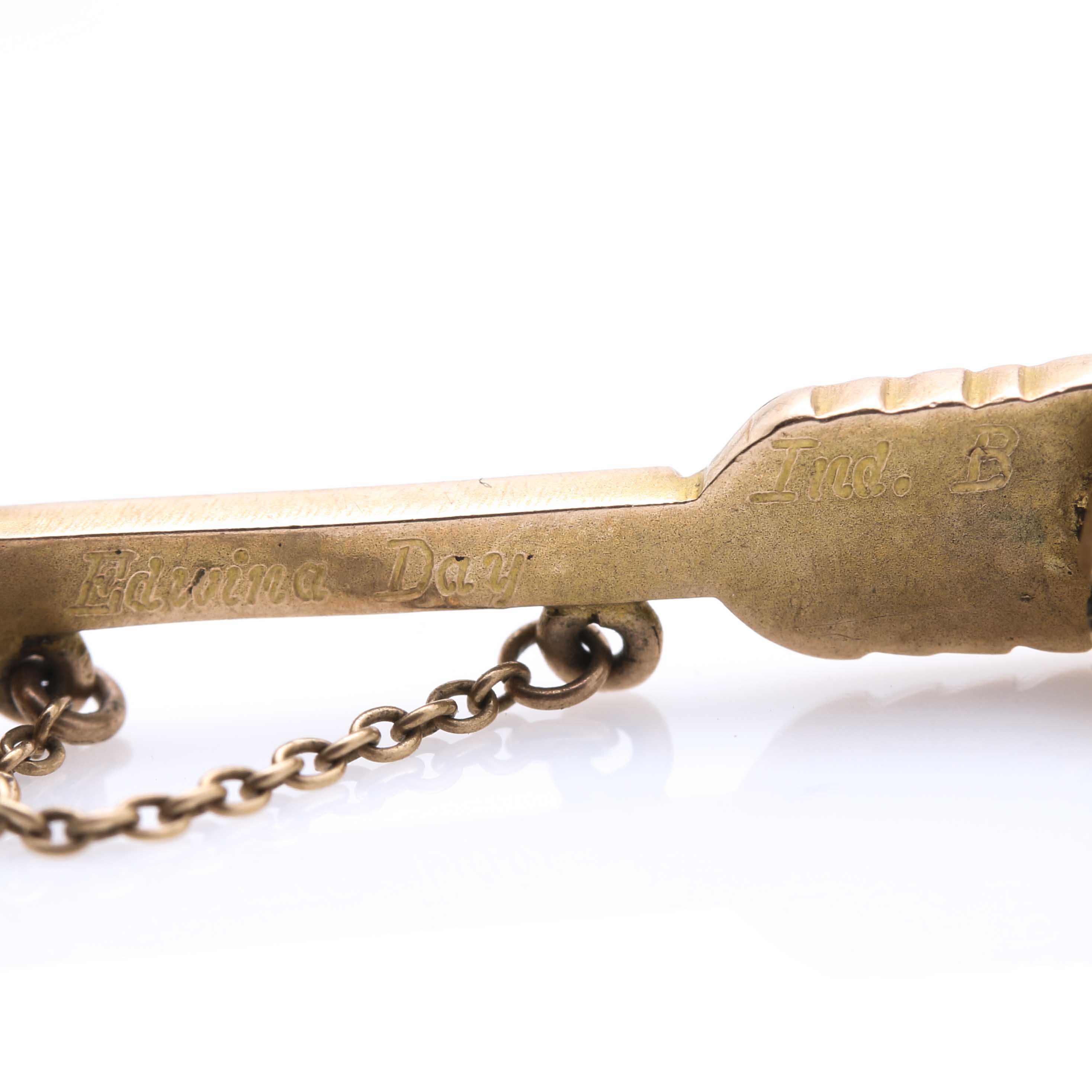 10K Yellow Gold Antique and Vintage Pins With Gemstones