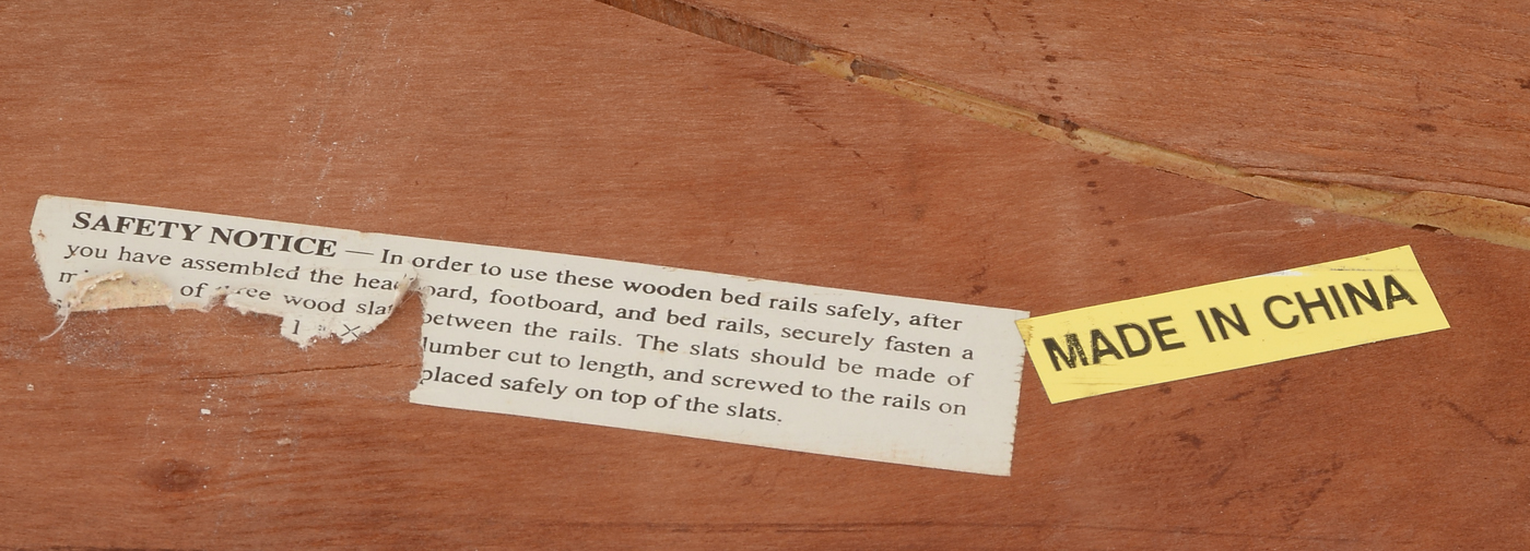 Colonial Style Inlaid Queen Tall Post Bed