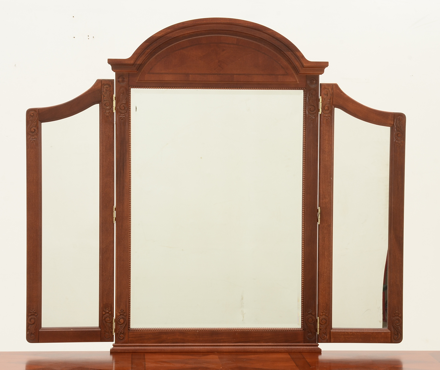 Colonial Styled Dresser with Mirror