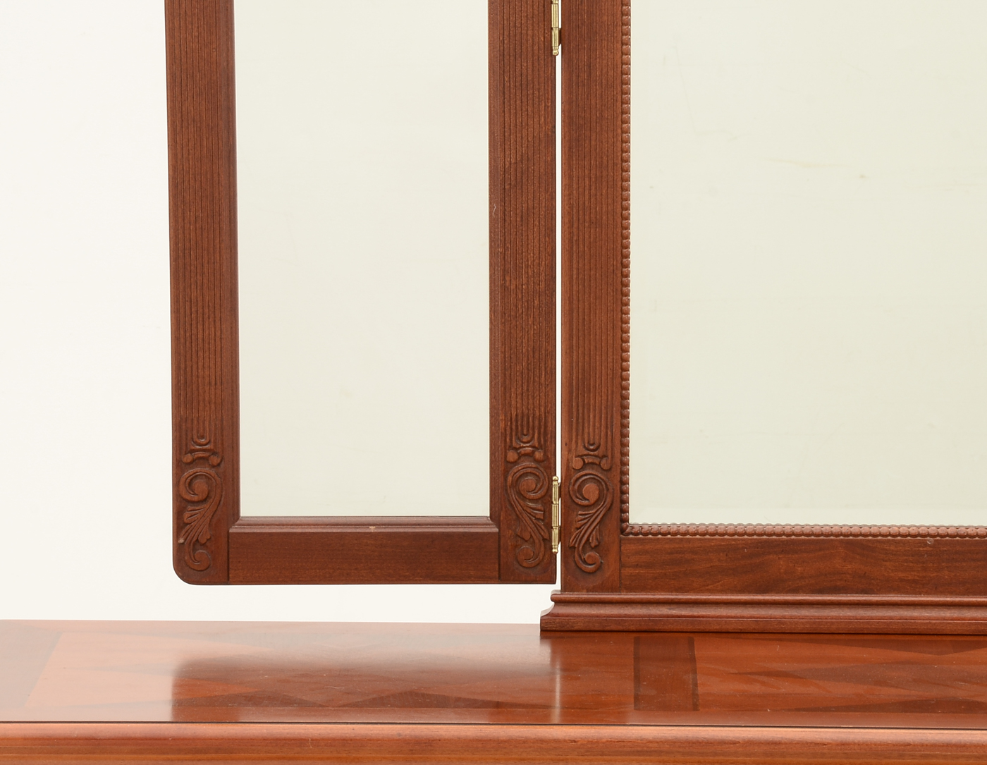 Colonial Styled Dresser with Mirror