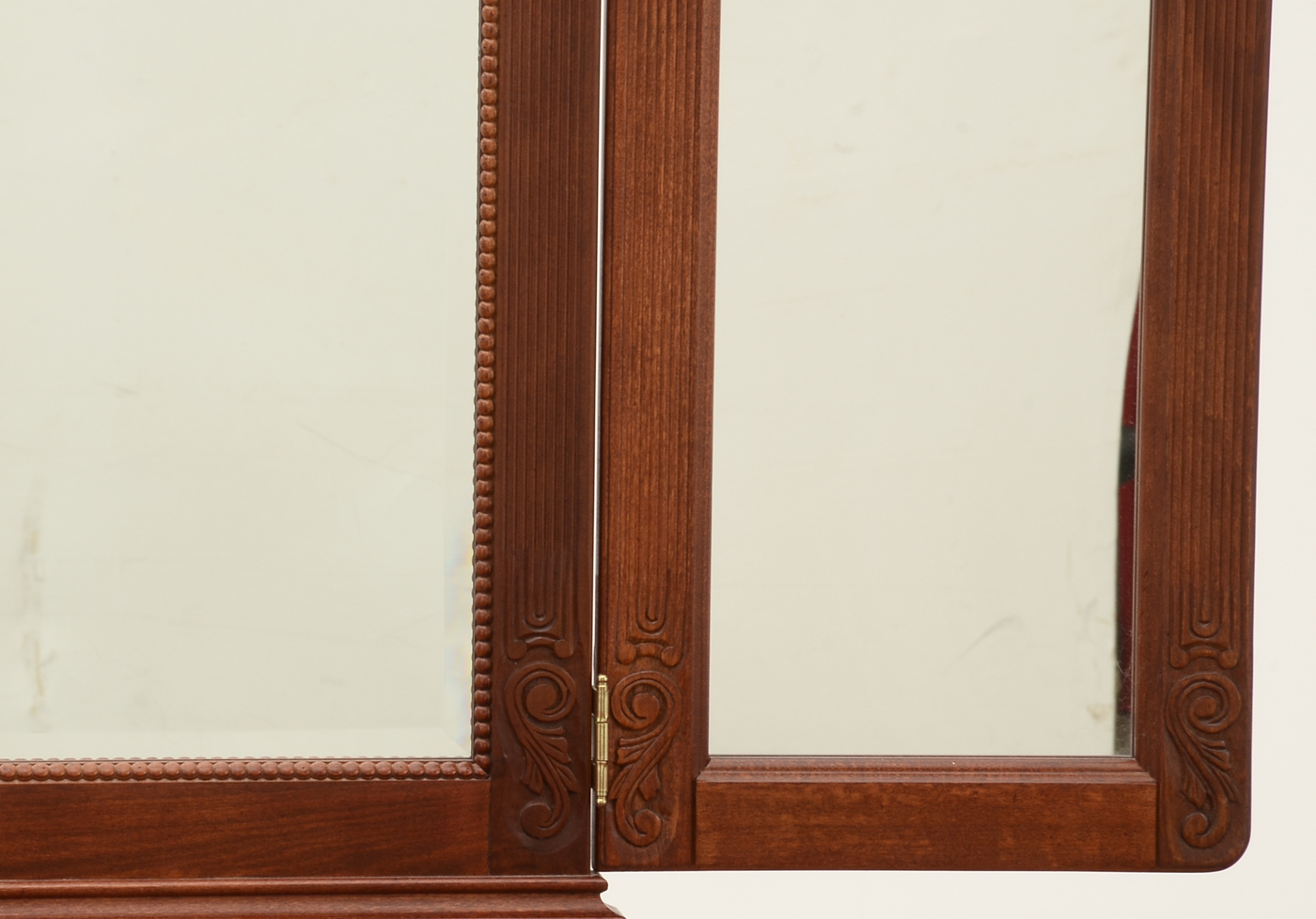 Colonial Styled Dresser with Mirror