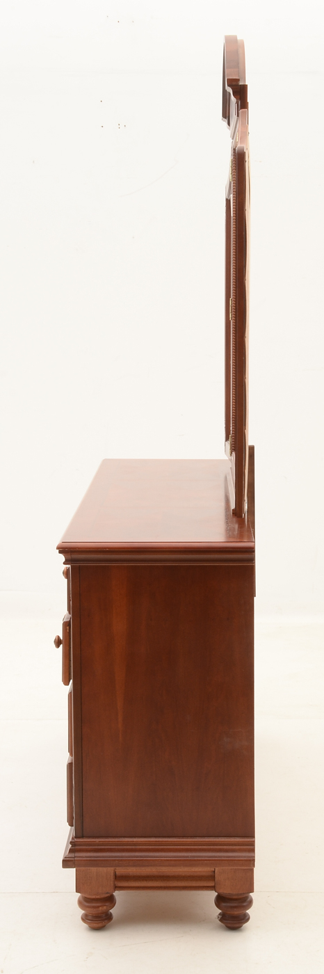 Colonial Styled Dresser with Mirror