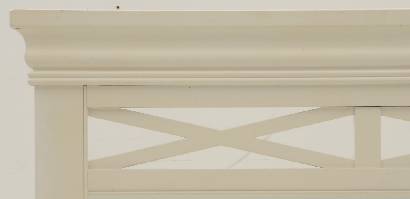 White Chest of Drawers With Mirror