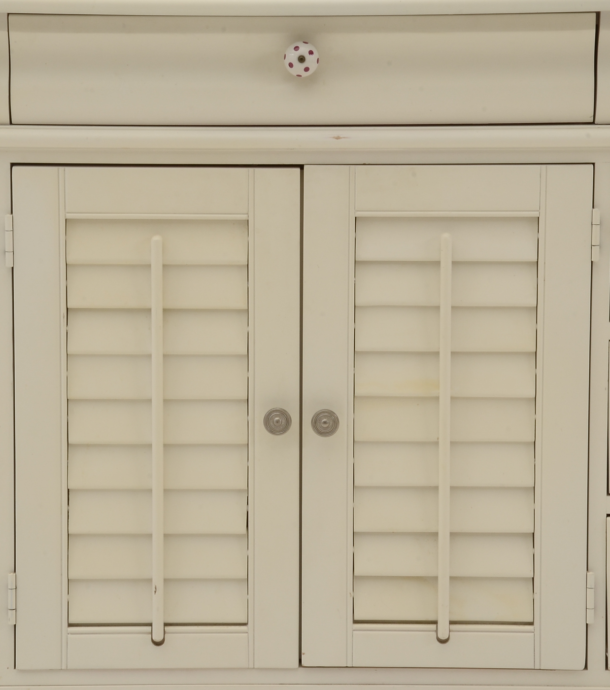 White Chest of Drawers With Mirror