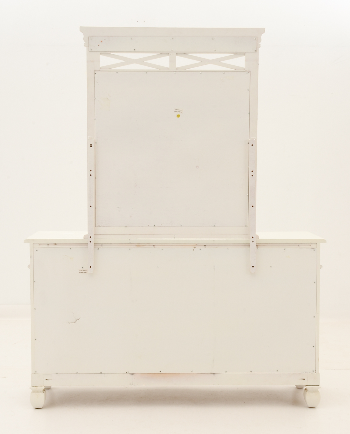 White Chest of Drawers With Mirror