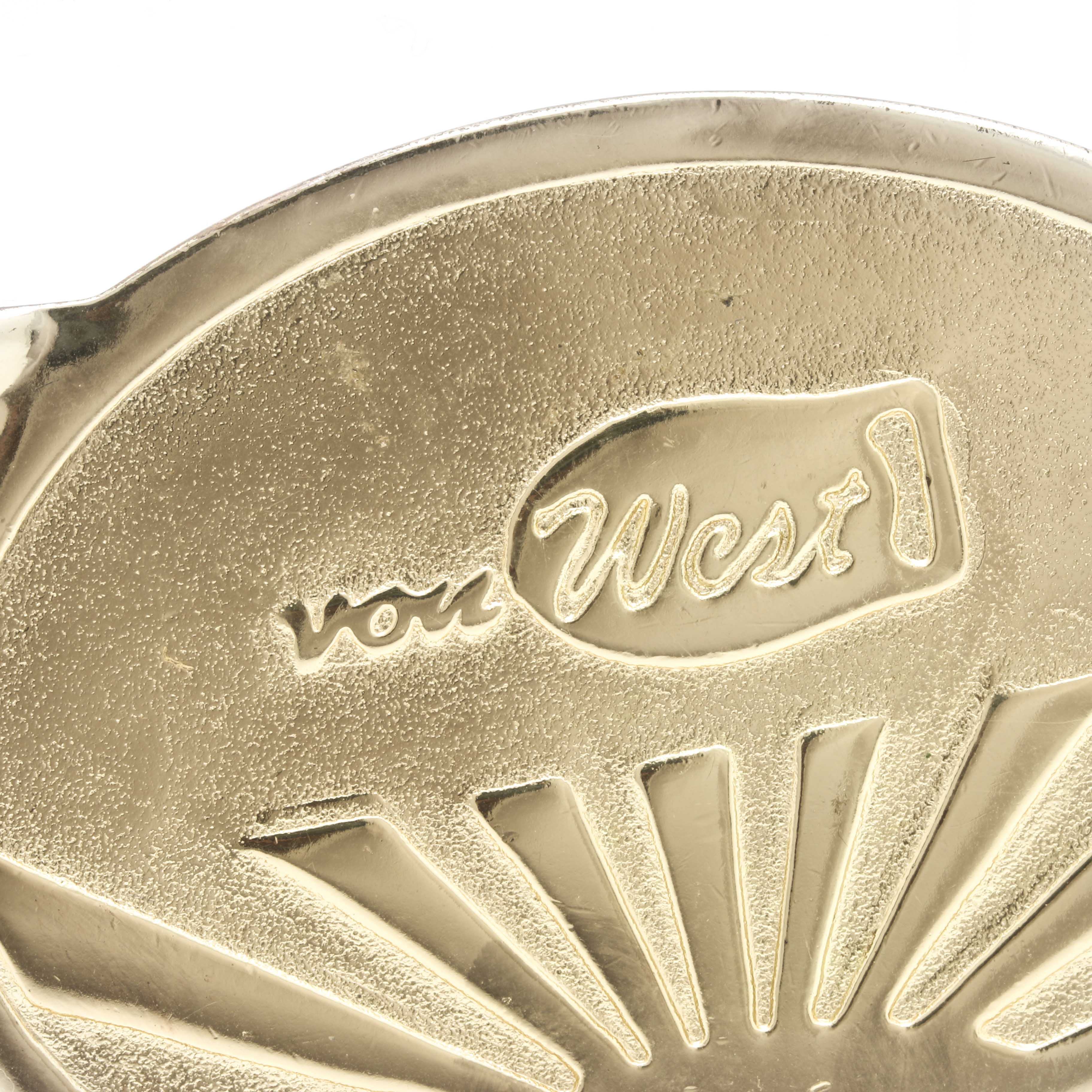 Vintage Belt Buckles and Pens Including Parker