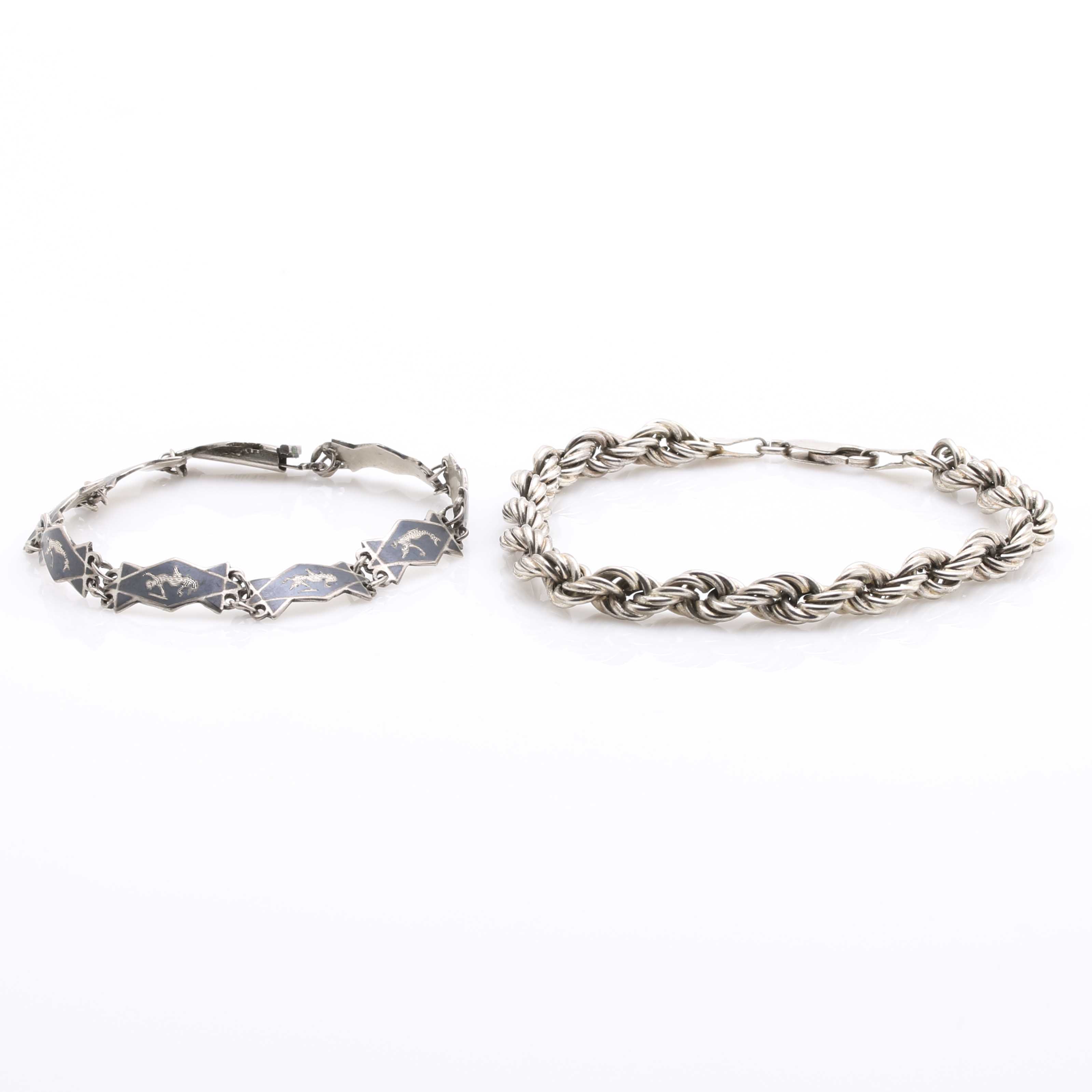 Sterling Silver Jewelry Pieces With Assorted Gemstones