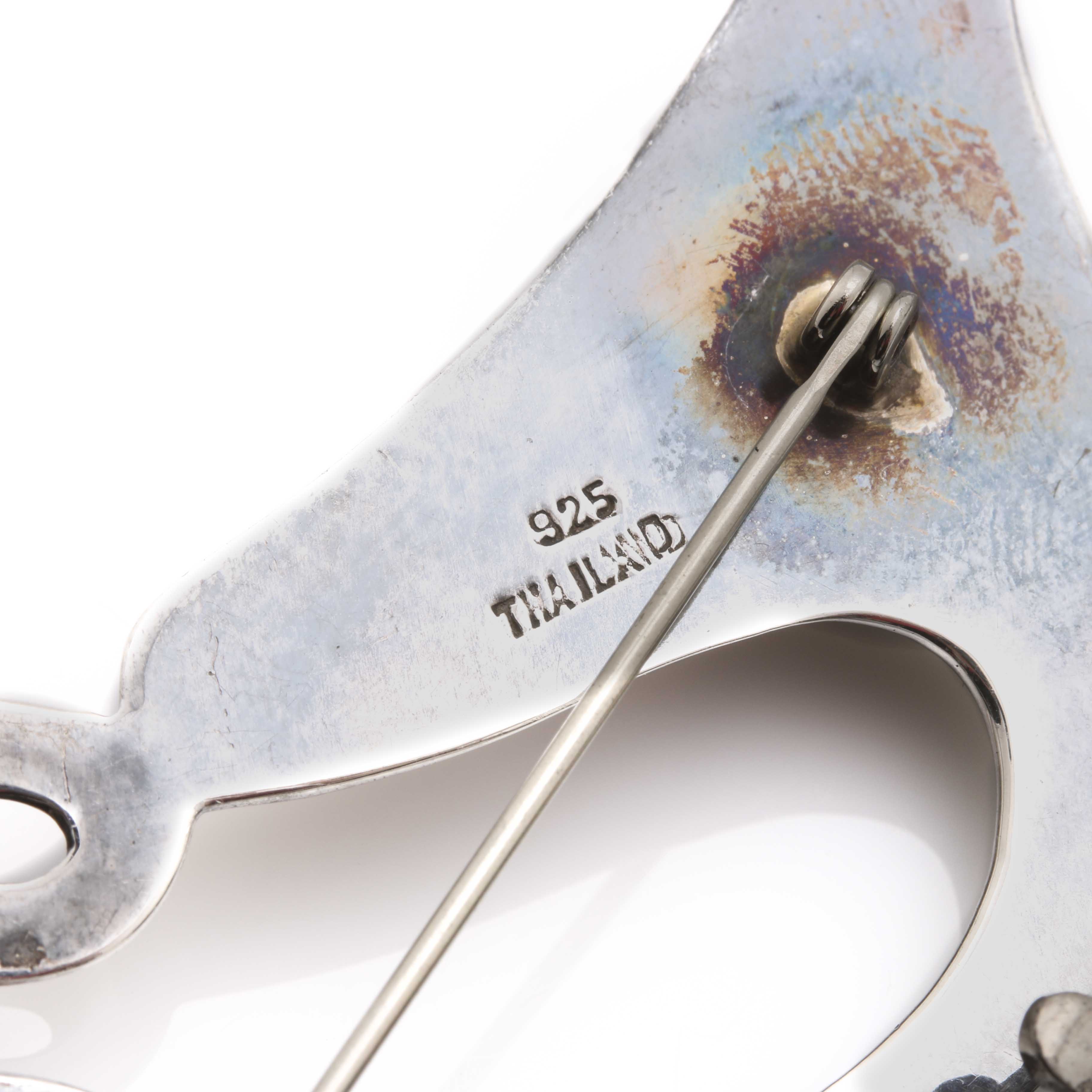 Sterling Silver Jewelry Pieces With Assorted Gemstones