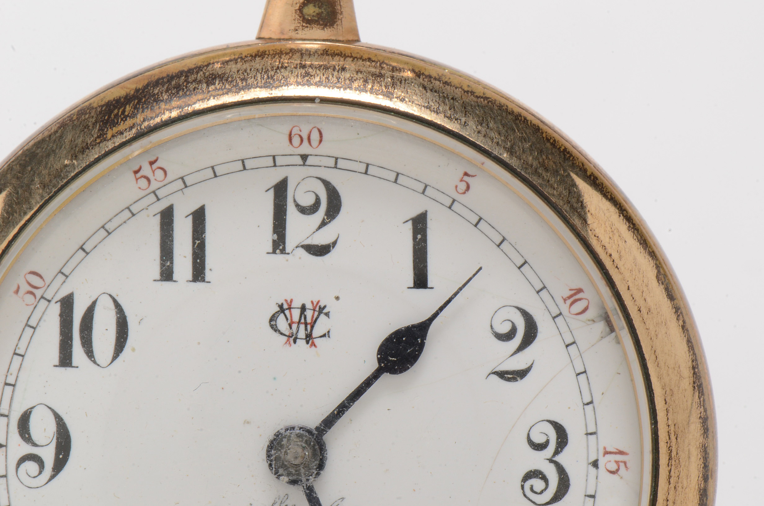 Vintage H.W.C. Gold Filled Pocket Watch