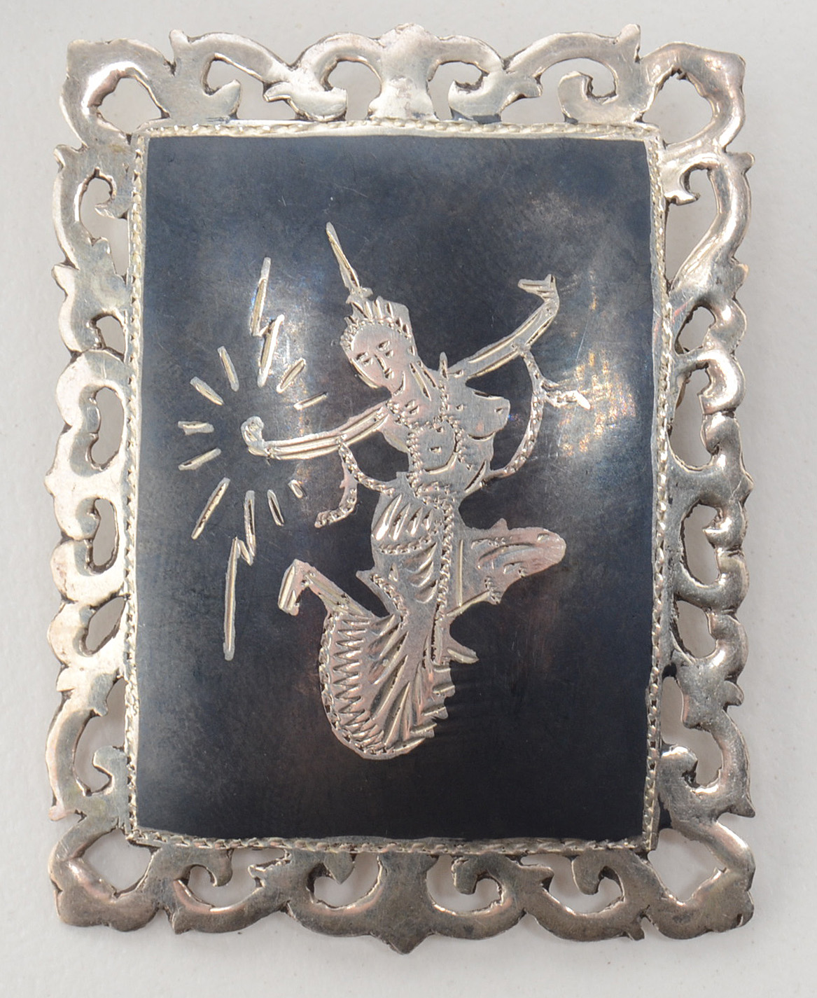 Siam Thai Sterling Silver Nielloware Jewelry Collection