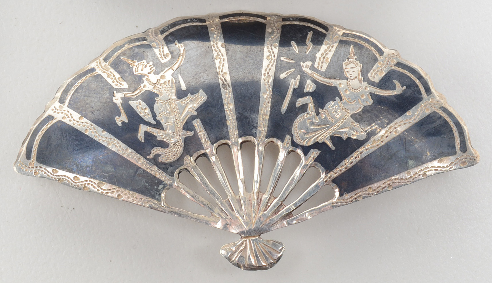 Siam Thai Sterling Silver Nielloware Jewelry Collection