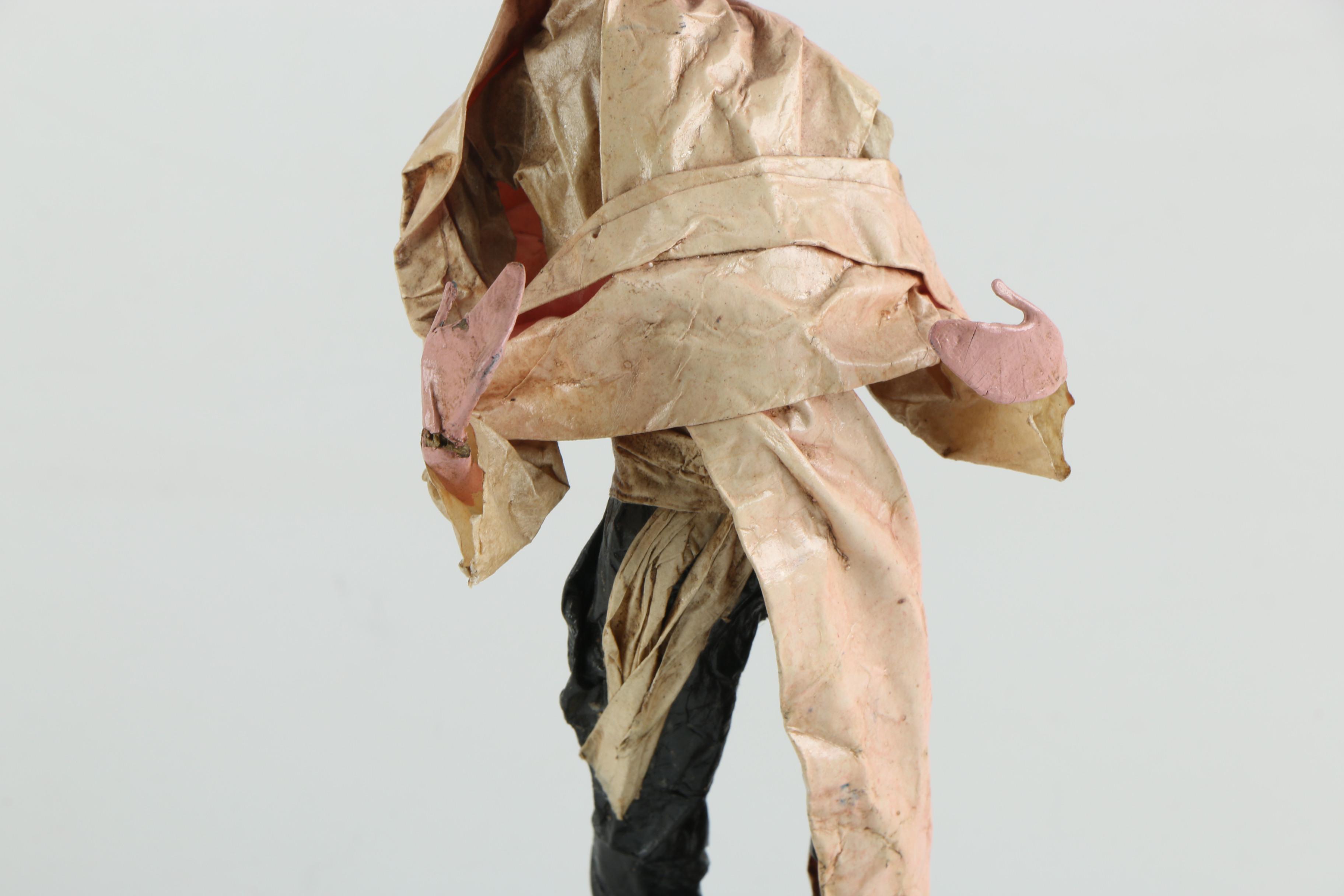 Vintage Folk Art Papier-Mâché Figurines