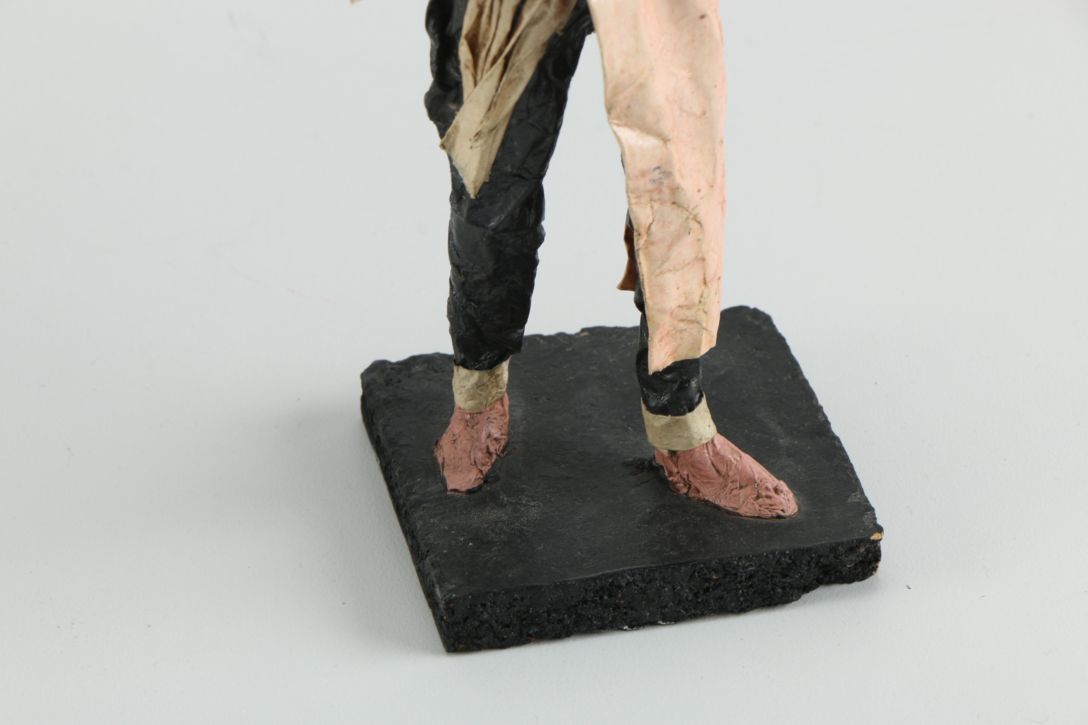 Vintage Folk Art Papier-Mâché Figurines