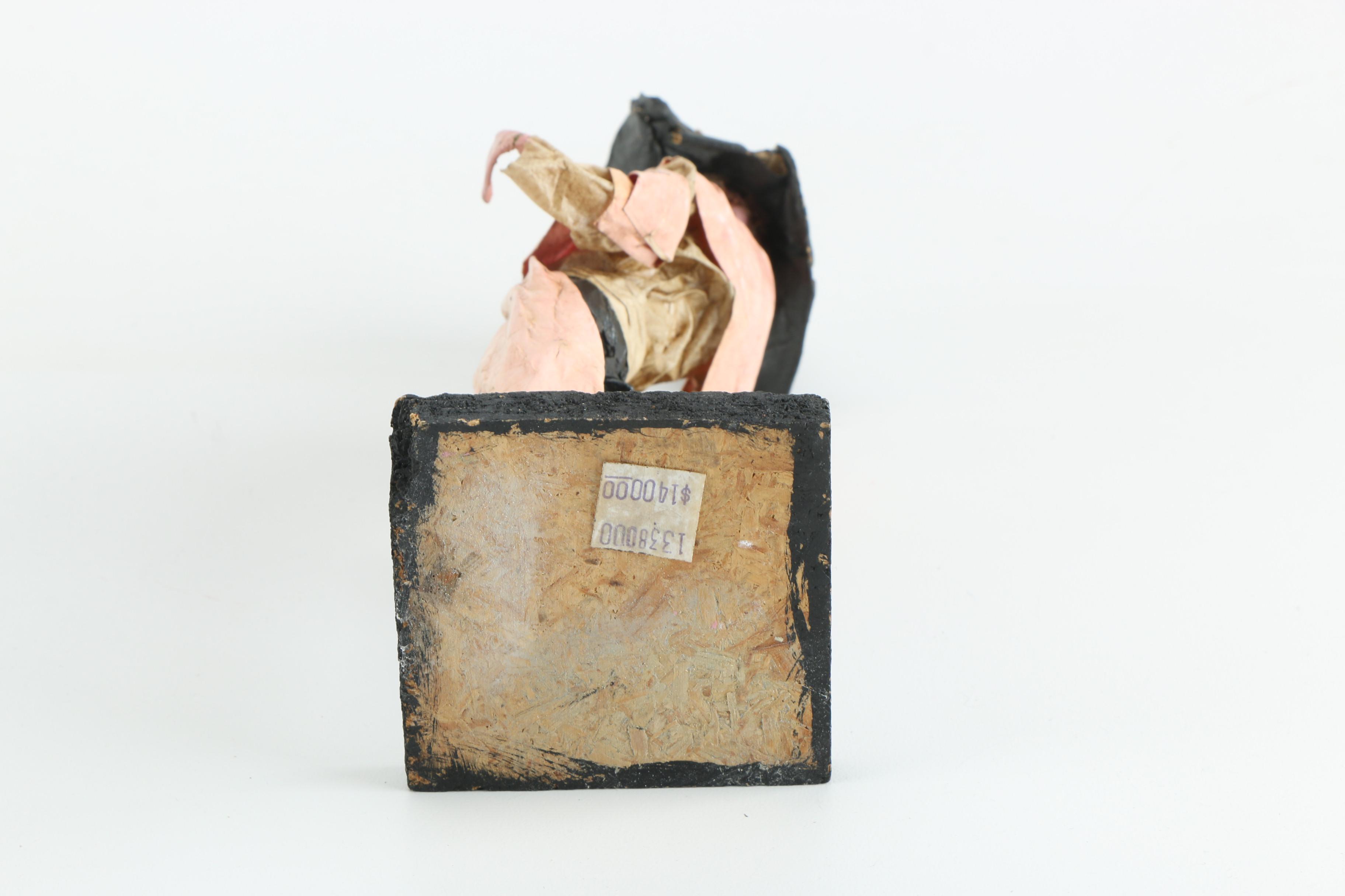 Vintage Folk Art Papier-Mâché Figurines