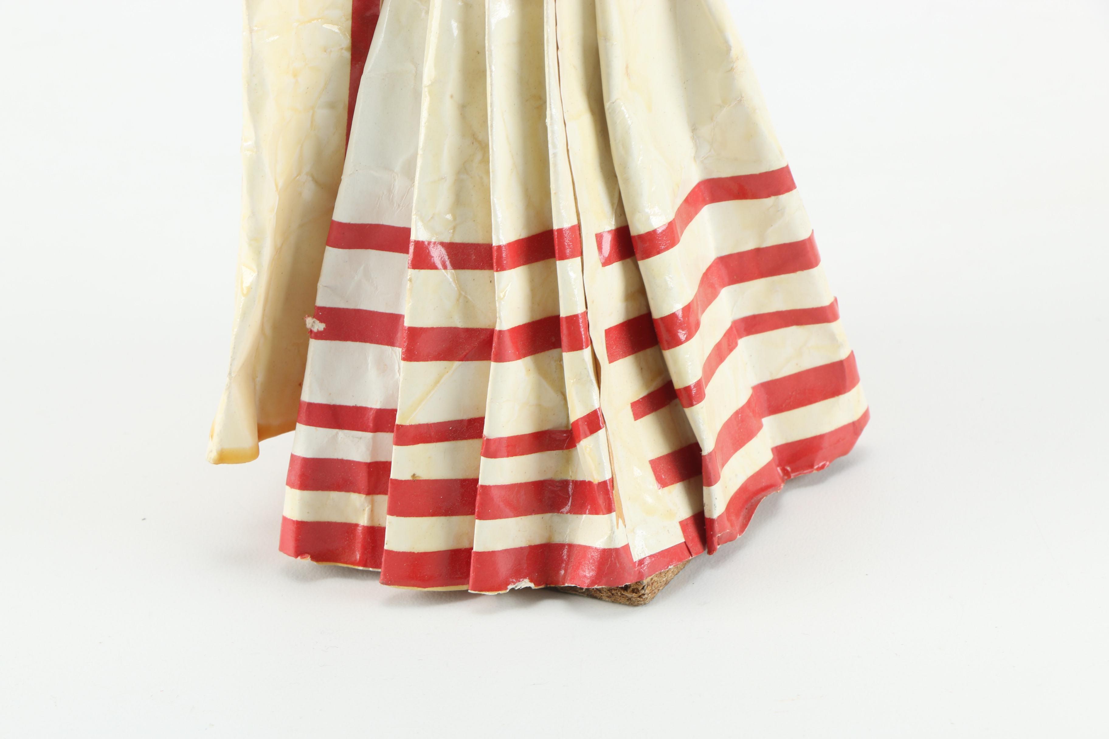 Vintage Folk Art Papier-Mâché Figurines