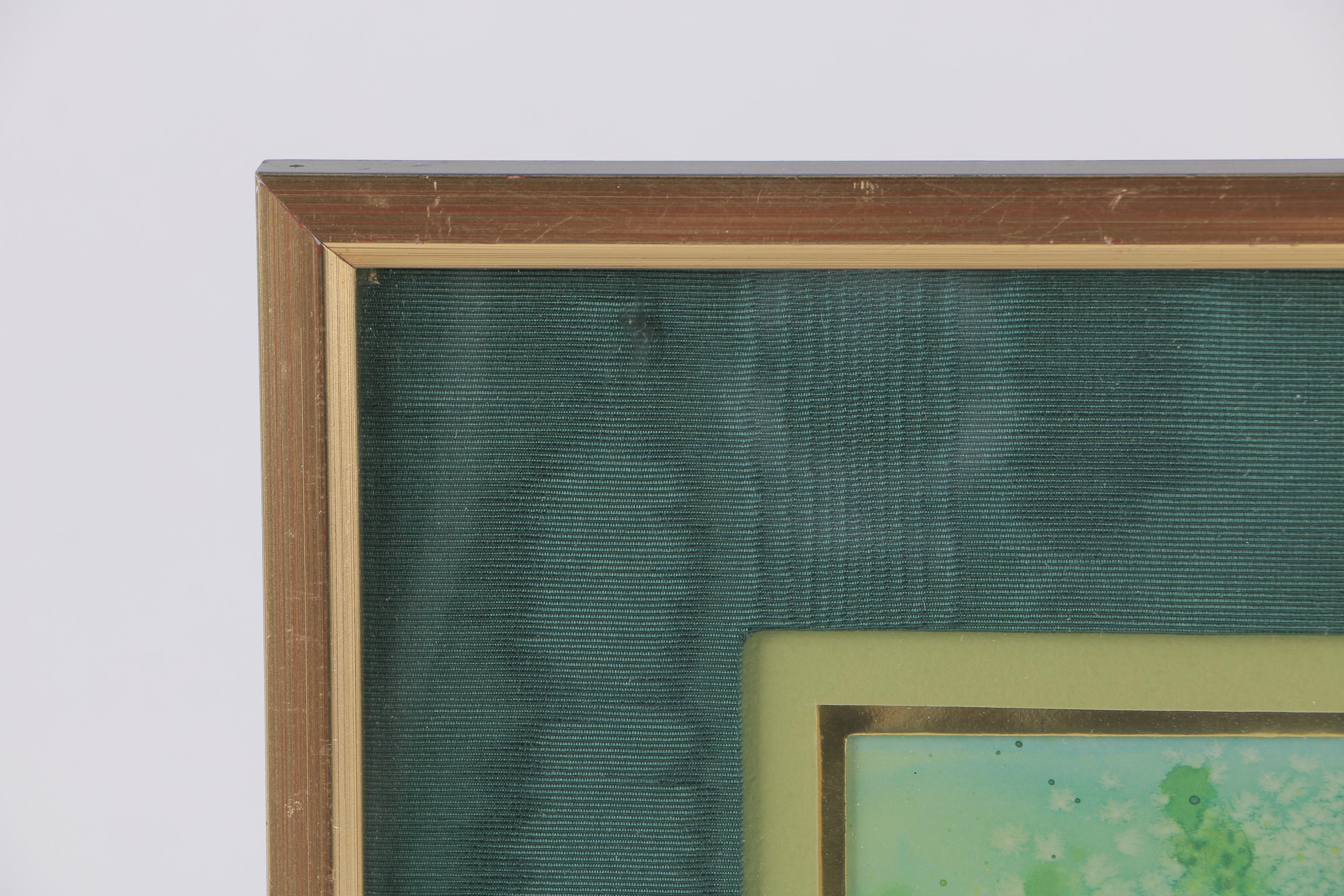 Judi Coffey Watercolor on Paper of an Abstract Still Life