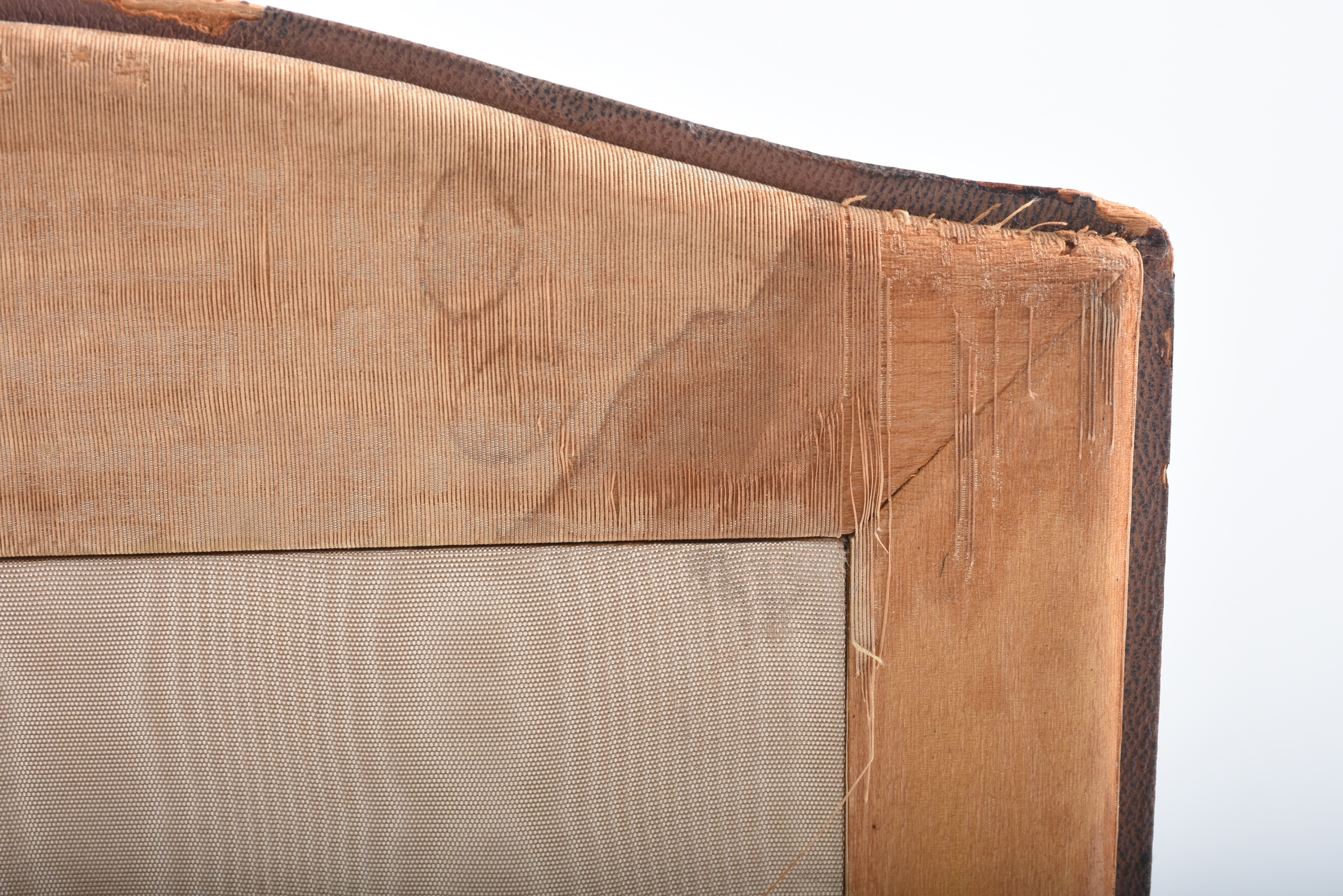 Art Deco Frame with Applied Carved Celedon Jade Scroll Weights