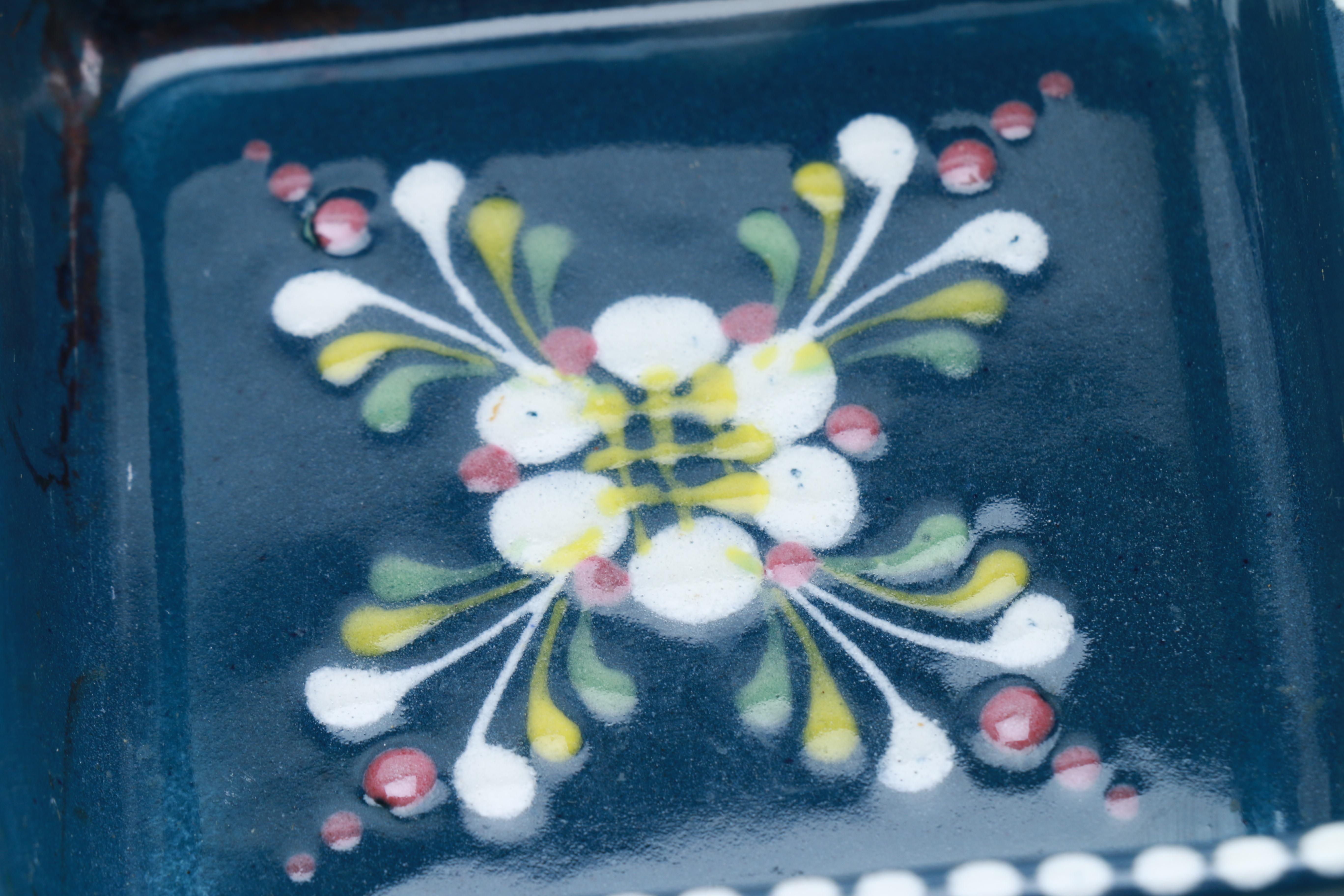 Hugo Kohler Biel Swiss Art Pottery Platter and Gmundner Keramik Dish