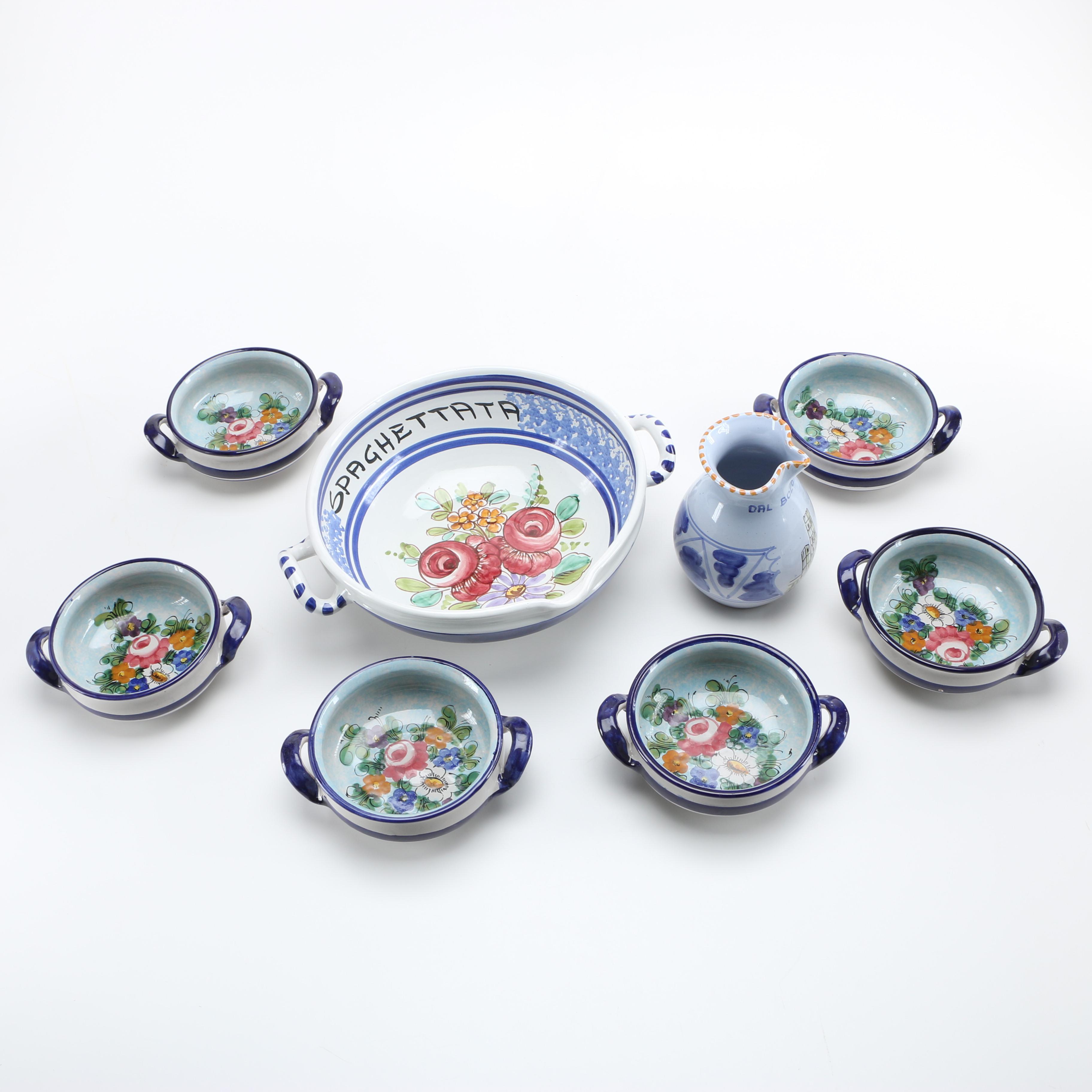 Hand Painted Italian Themed Ceramics