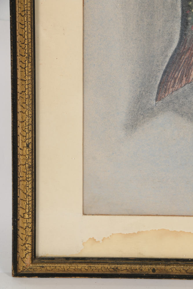 Hervey C. Keim Original Pastel on Paper Hunting Themed Drawings