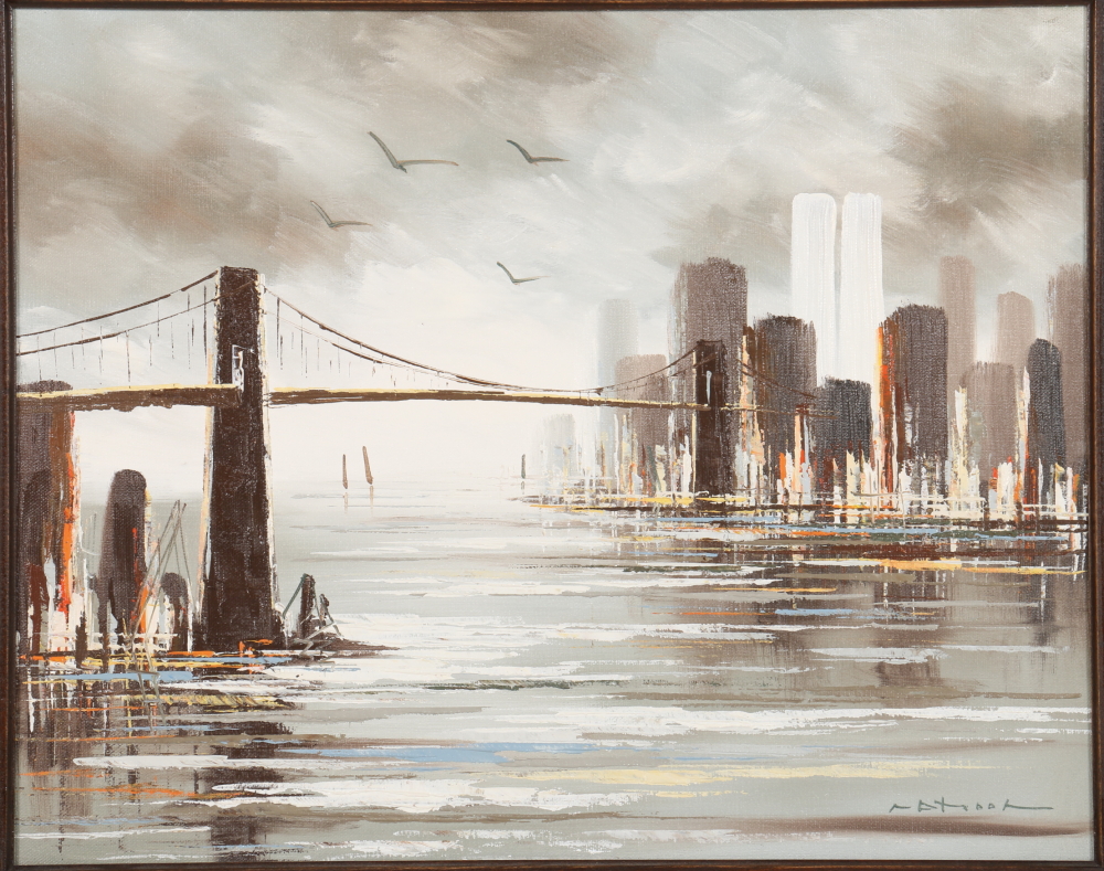 Oil Painting on Canvas of New York City