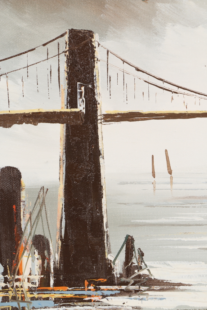 Oil Painting on Canvas of New York City