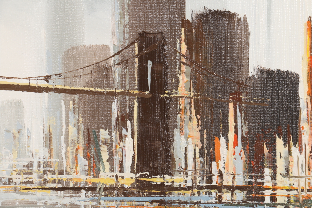 Oil Painting on Canvas of New York City