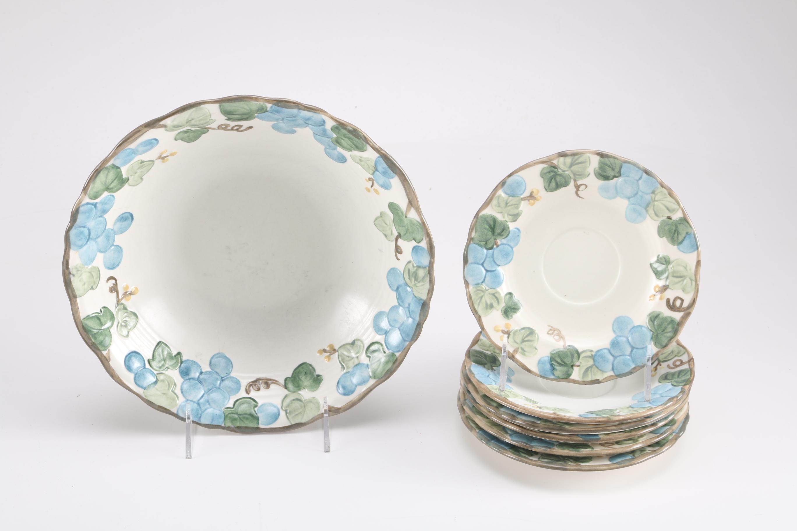 Metlox "Poppy Trail" Ceramic Dishware