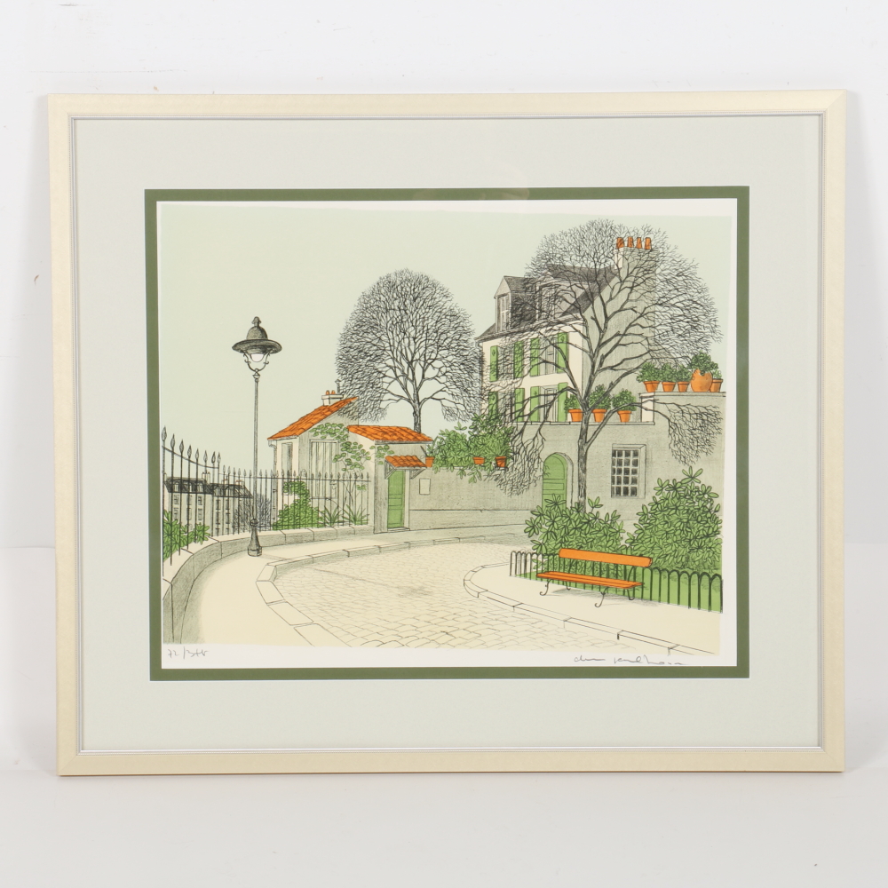 Denis Paul Noyer Limited Edition Signed Colored Lithograph