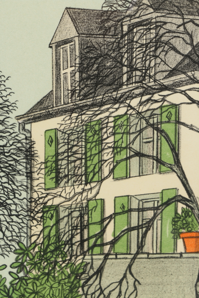 Denis Paul Noyer Limited Edition Signed Colored Lithograph