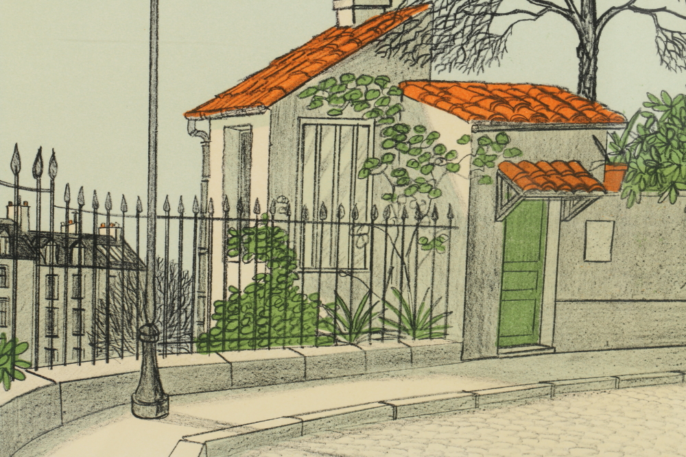 Denis Paul Noyer Limited Edition Signed Colored Lithograph