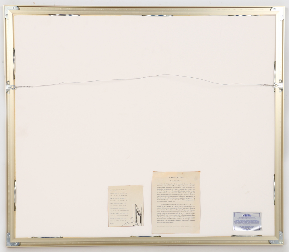 Denis Paul Noyer Limited Edition Signed Colored Lithograph