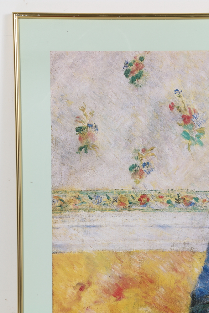 Barnes Foundation Offset Lithograph of "Jeune Mère" After Renoir