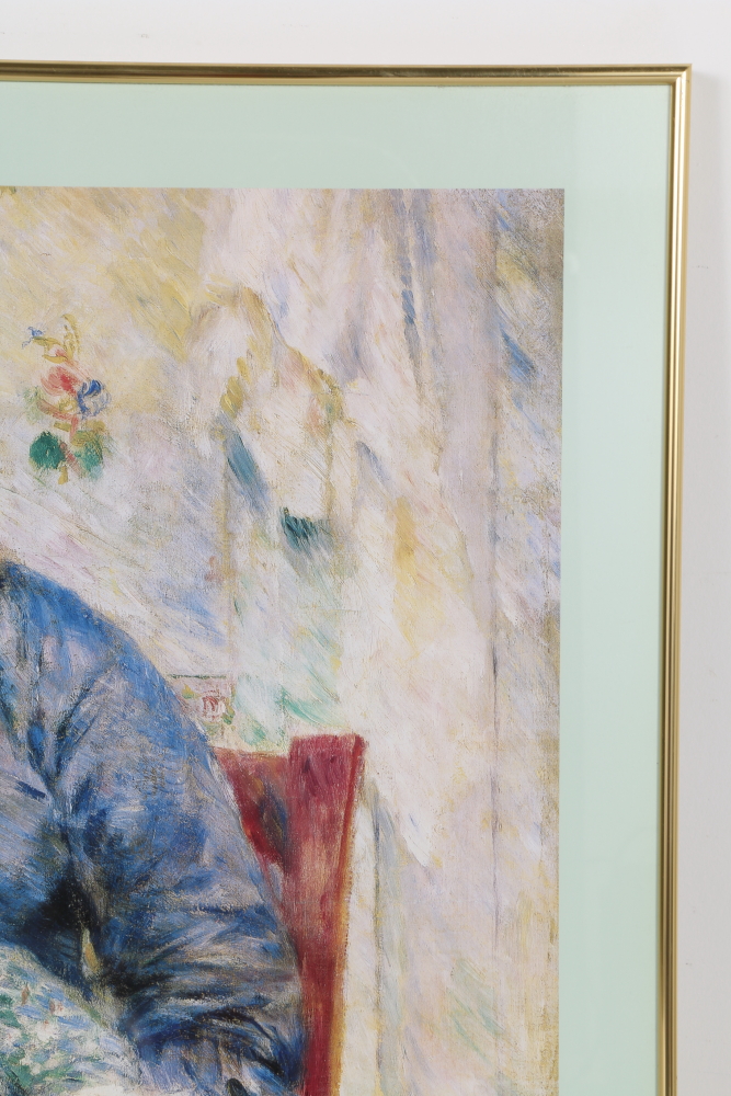 Barnes Foundation Offset Lithograph of "Jeune Mère" After Renoir