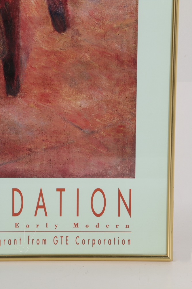 Barnes Foundation Offset Lithograph of "Jeune Mère" After Renoir