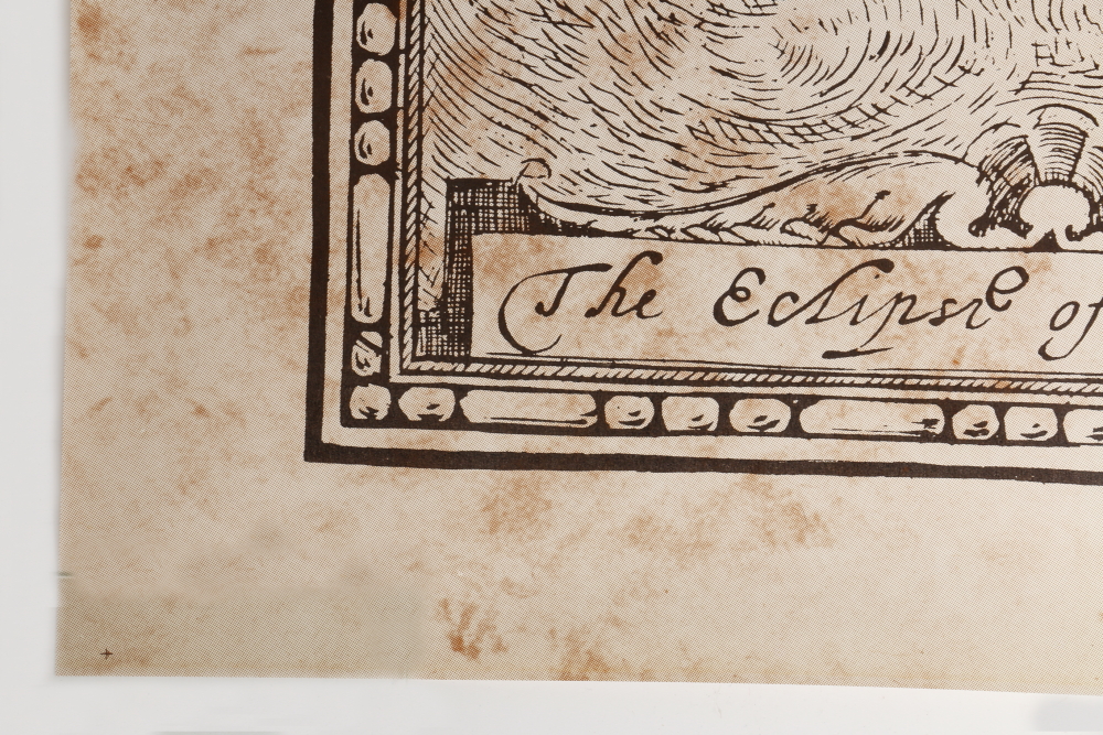 National Geographic Society Contemporary Print of a 17th Century World Map