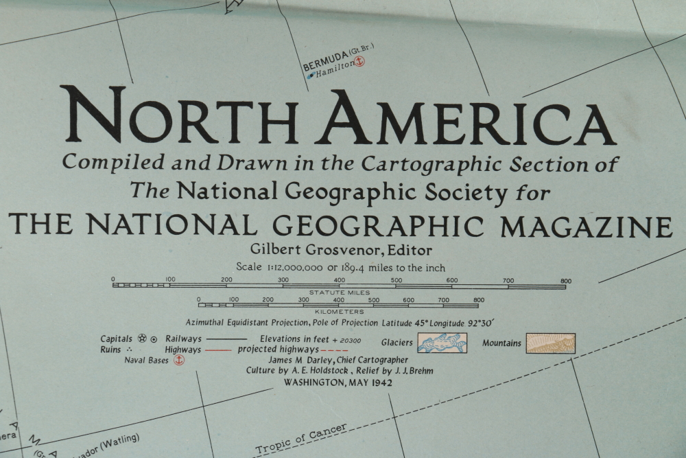 Paper Maps Featuring Rand McNally Map of the United States