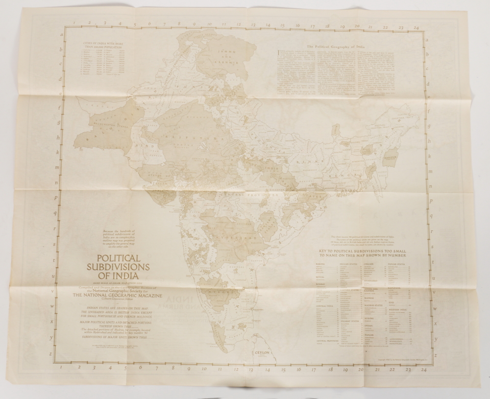 Paper Maps Featuring Rand McNally Map of the United States