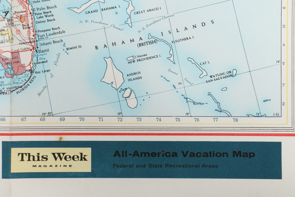 Paper Maps Featuring Rand McNally Map of the United States