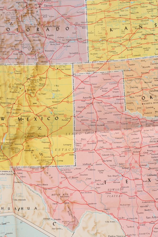Paper Maps Featuring Rand McNally Map of the United States