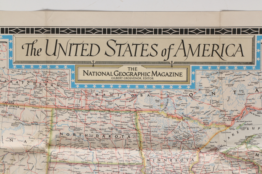 Paper Maps Featuring Rand McNally Map of the United States