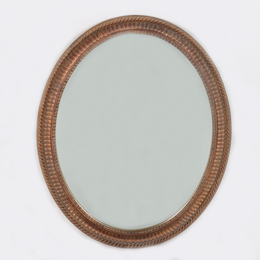 Gardner Framed Oval Wall Mirror