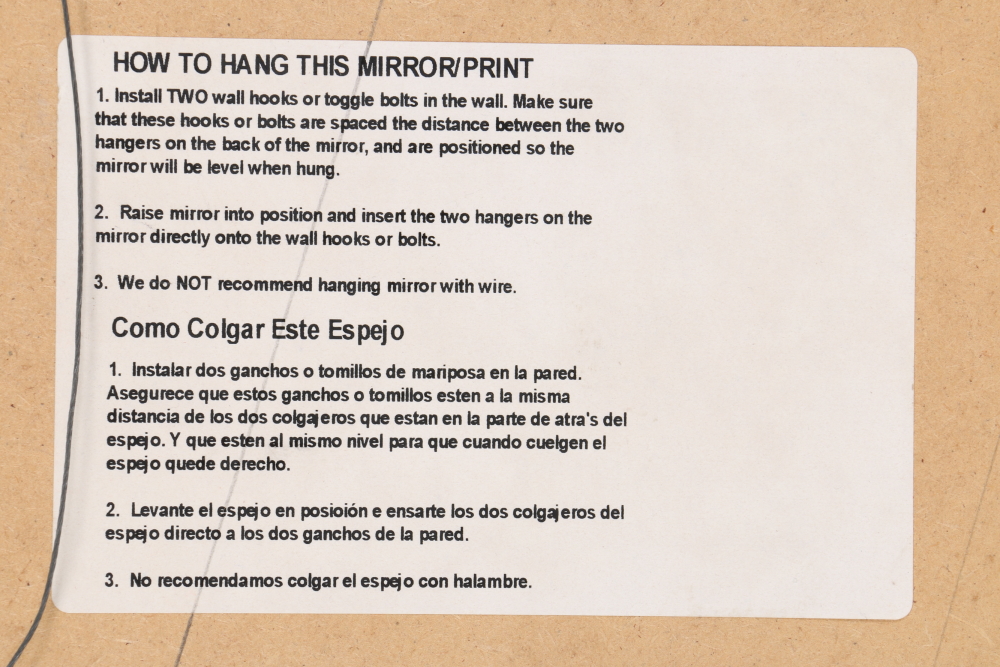 Gardner Framed Oval Wall Mirror