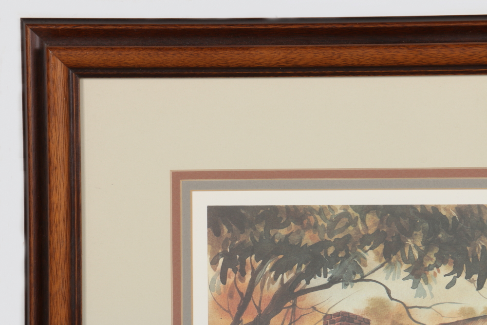 Paul W. Brown Limited Edition Offset Lithograph "Back Roads, U.S.A."