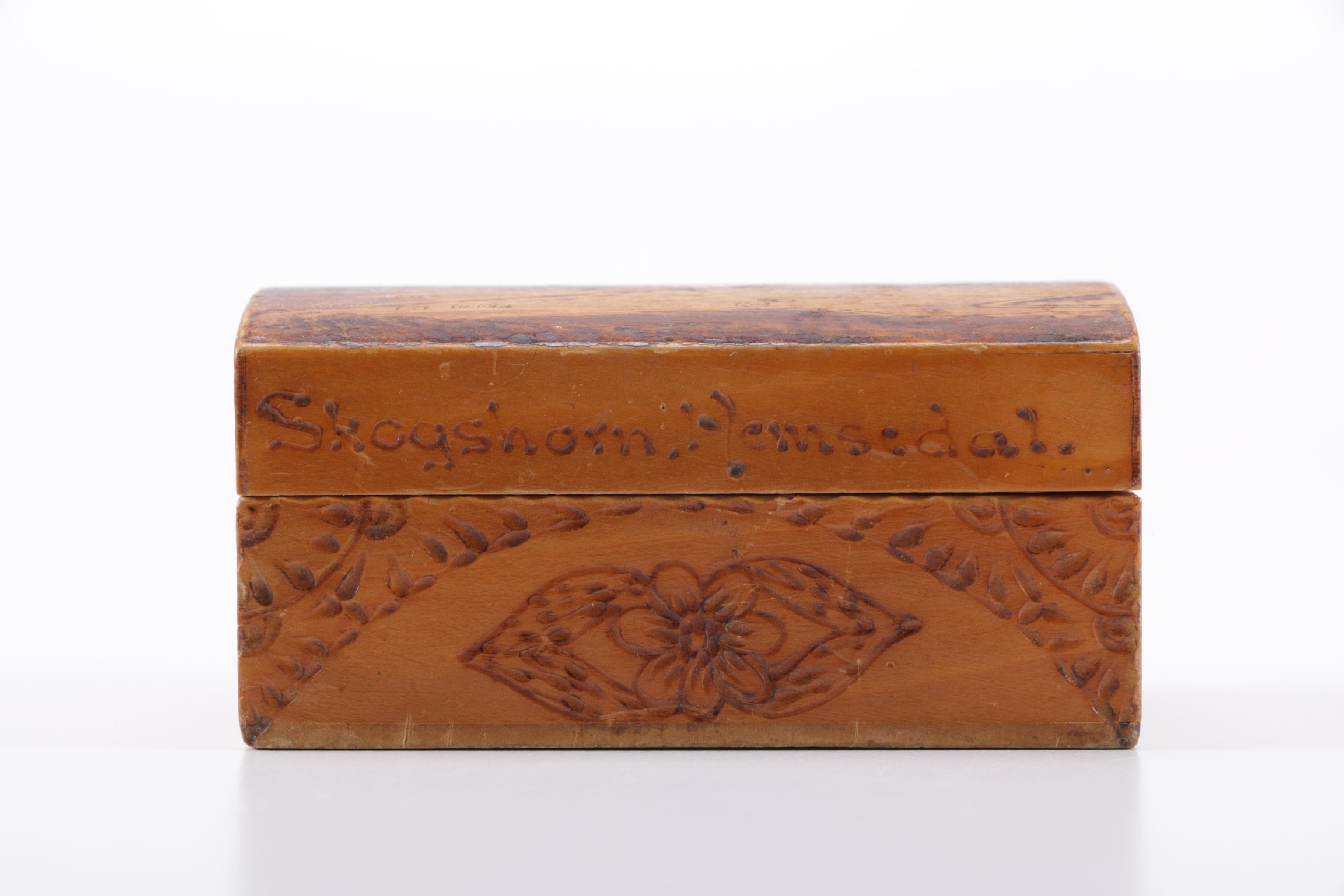 Saethers Gull Norwegian 830 Silver Cufflinks and Wooden Box