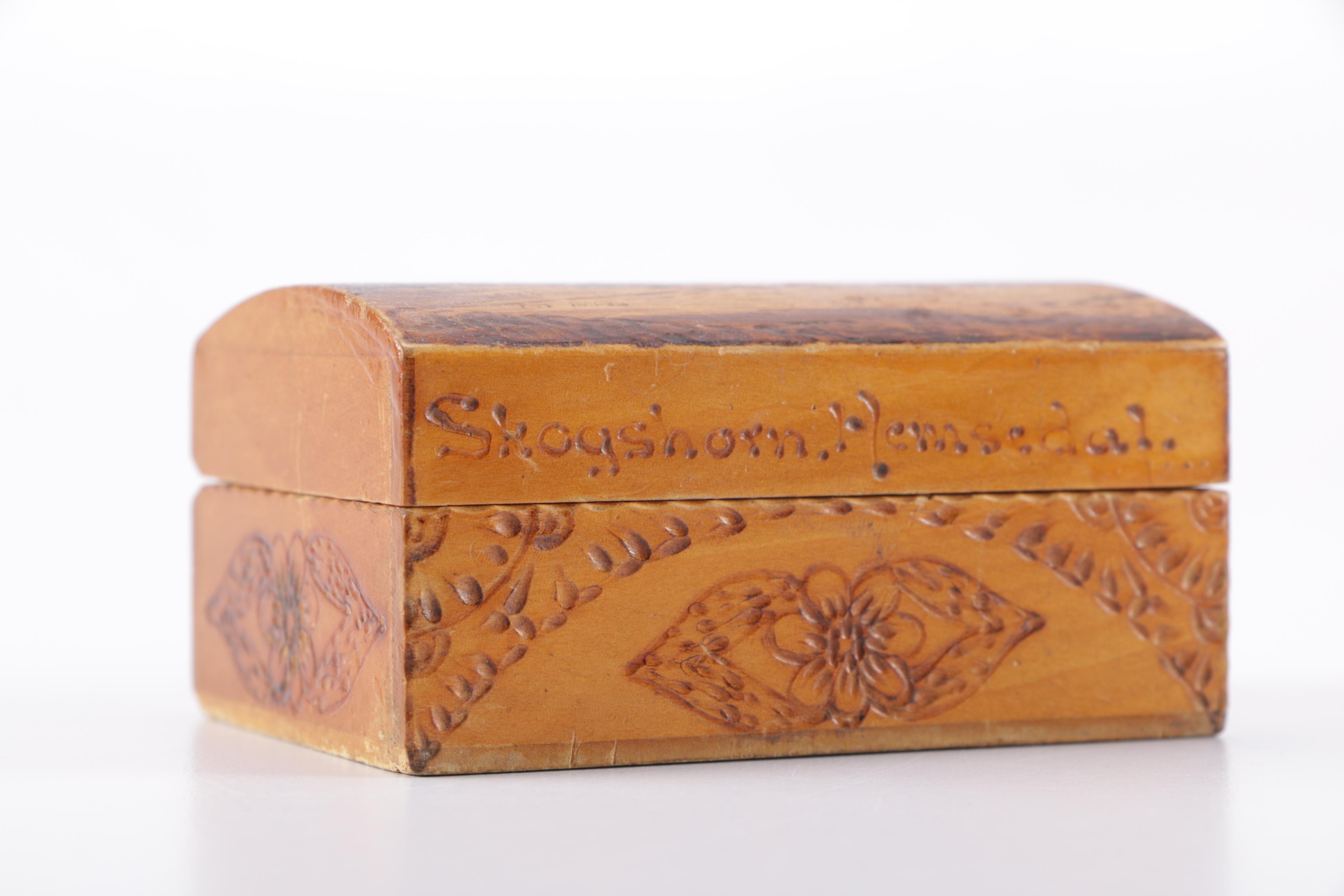 Saethers Gull Norwegian 830 Silver Cufflinks and Wooden Box