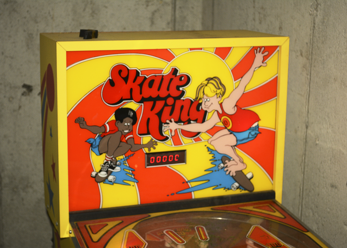 1970s Briarwood "Skate King" Home Pinball Machine