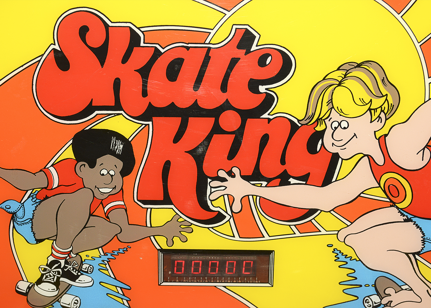 1970s Briarwood "Skate King" Home Pinball Machine