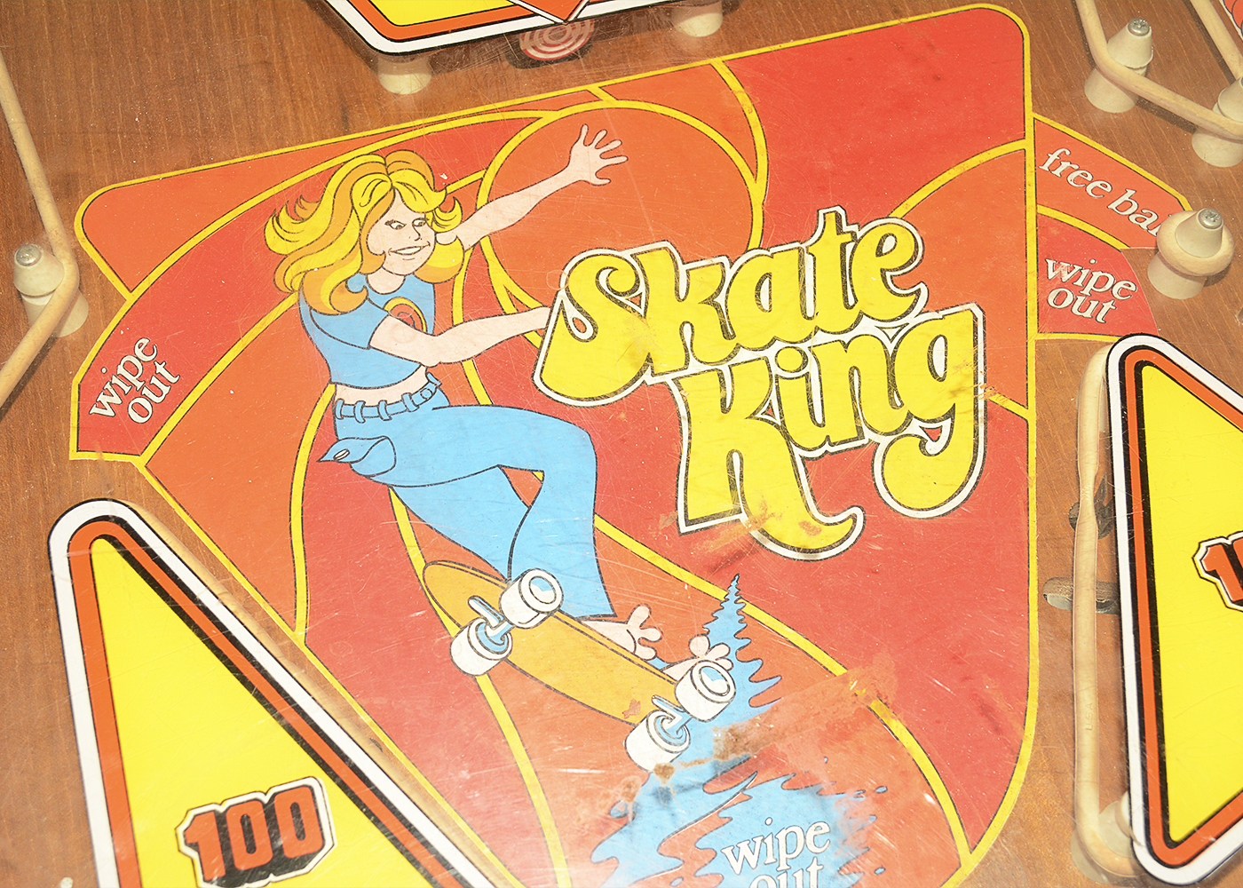 1970s Briarwood "Skate King" Home Pinball Machine